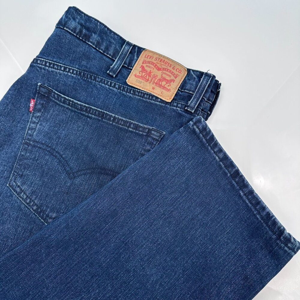 Levi's‎ Men's 559 Relaxed Straight Fit Stretch Denim Jeans, W44 x L29, Ink Jet